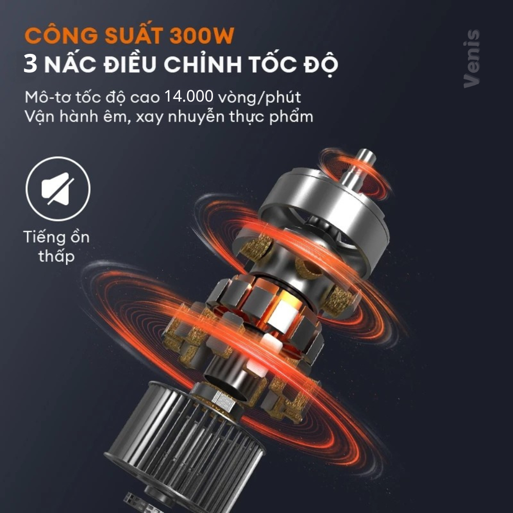 [TTT] Máy Xay Thịt Inox 304 Cao Cấp 2 Lít – 4 Dao Kép Siêu Sắc, Xay Nhanh Mạnh 300W - ảnh 5