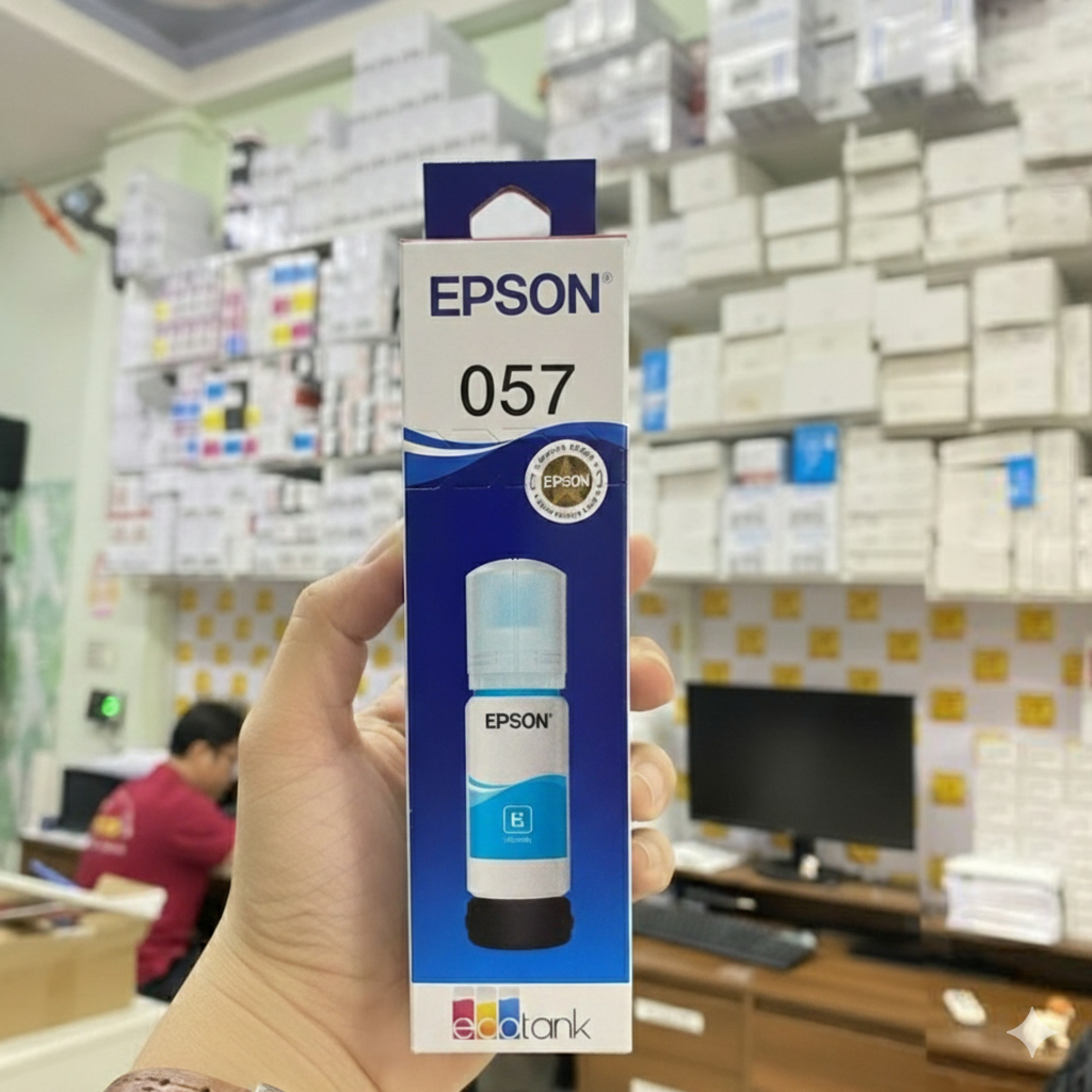 Mực Epson 003 Cyan Xanh cho máy in Epson - L1110, L3100, L3101, L3110, L3115, L3116, L3150, L3151, L3152, L3156, L5190