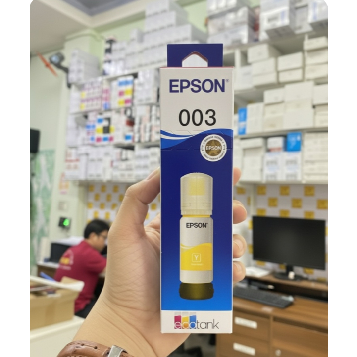 Mực Epson 003 Yellow Vàng cho máy in Epson - L1110, L3100, L3101, L3110, L3115, L3116, L3150, L3151, L3152, L3156, L5190