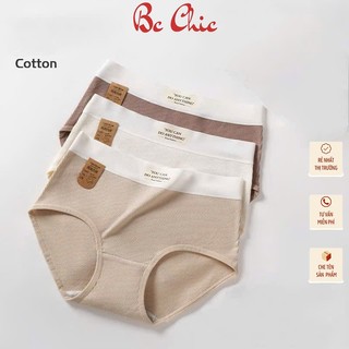 Quần lót cotton gân tăm Q 6032 - Quần lót nữ kháng khuẩn tôn vòng 3 quyến rũ