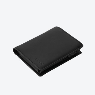 Ví da nam thông minh Natoli dáng đứng, bóp đựng thẻ gập đôi cao cấp Ryder Wallet V9