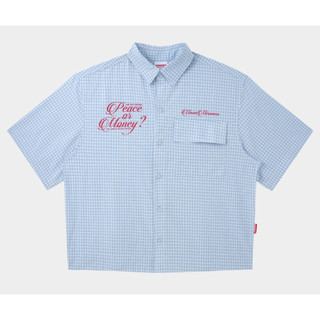 ÁO SƠ MI BOXY TAY NGẮN U2M2 - PEACE OR MONEY SHIRT