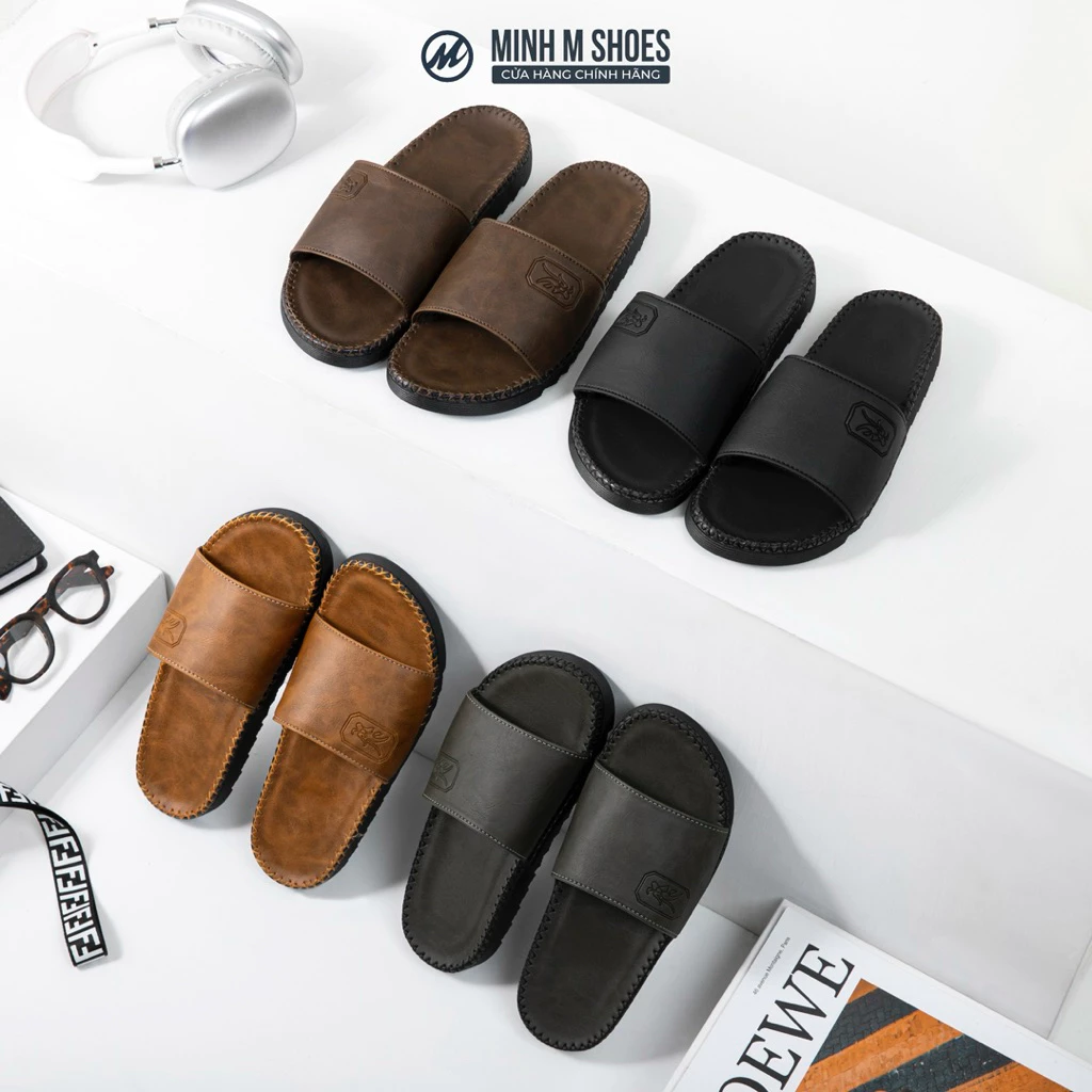 Dép nam quai da Halita - góc nhìn tổng thể