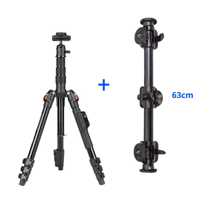 Combo Tripod Yunteng VCT-180 Kèm Thanh Ngang VCT-369 – Phụ Kiện Quay Chụp Từ Trên Cao, Góc Đẹp Chuyên Nghiệp