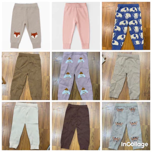 Quần len bé trai bé gái mặc thu đông mềm ấm L094 size 9-18m (6-11kg) co giãn thoải mái