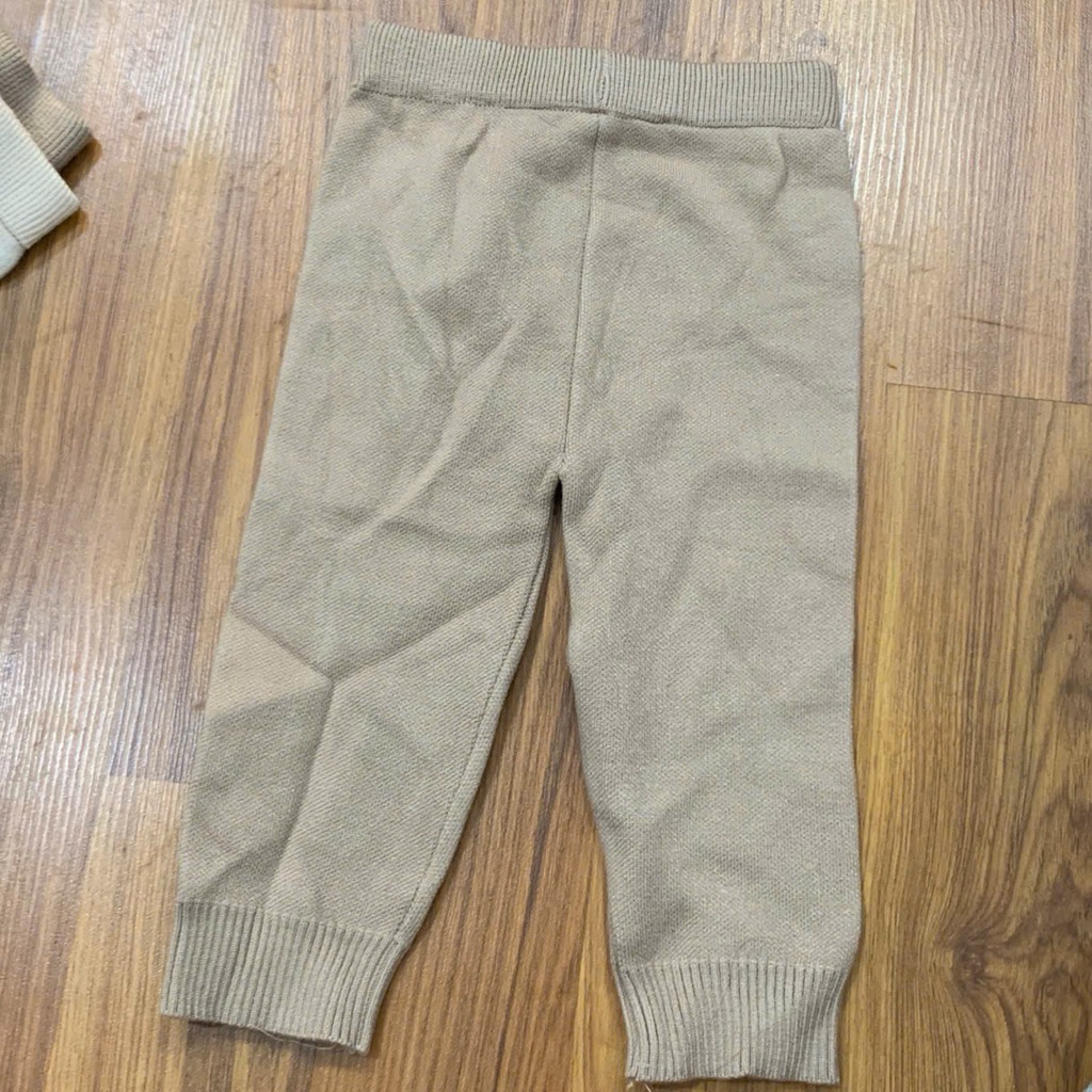 Quần len bé trai bé gái mặc thu đông mềm ấm L094 size 9-18m (6-11kg) co giãn thoải mái