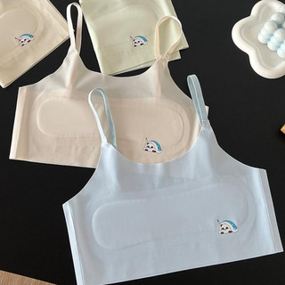 Áo lót học sinh chất su mềm mại co dãn thoải mái, Áo lót bé gái họa tiết in gấu cute dễ thương B898