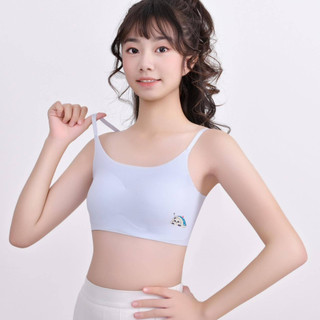 Áo lót học sinh chất su mềm mại co dãn thoải mái, Áo lót bé gái họa tiết in gấu cute dễ thương B898