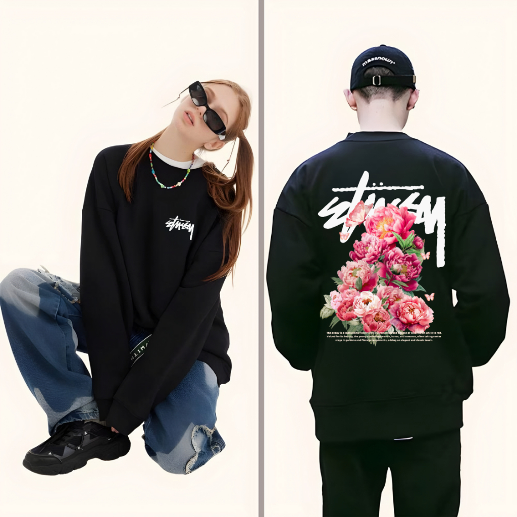 [Nỉ chân cua] Áo Sweater STU SSY Unim Store Nỉ Chân Cua Cao Cấp Phong Cách Streetwear Unisex SWT09