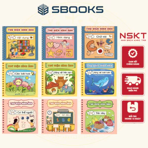 Sách - Combo 9 Cuốn Thư Viện Hình Ảnh - Sách Hình Ảnh Cho Bé - Người Trí Thức | Sbooks
