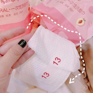 Combo 5 túi khăn lau mặt 1 lần Animerry 40 tờ vải khô đa năng tẩy trang tiện lợi #A13