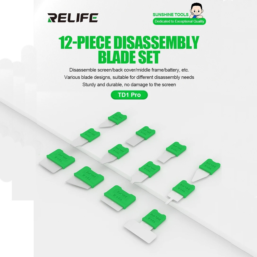 Miếng tách màn hình RELIFE TD1 PRO luồn khe, cắt keo tách màn hình, nắp lưng điện thoại