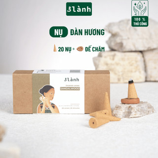 Nụ Thủ Công Đàn Hương 3 Lành Hộp 20 Nụ Xông Thơm 100 % Tự Nhiên Không Hóa Chất Tặng Kèm Đế Chăm