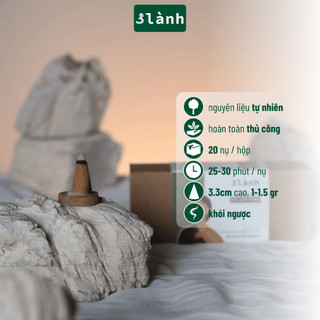 Nụ Thủ Công Thông Đà Lạt 3 Lành Hộp 20 Nụ Xông Thơm 100 % Tự Nhiên Không Hóa Chất Tặng Kèm Đế Chăm