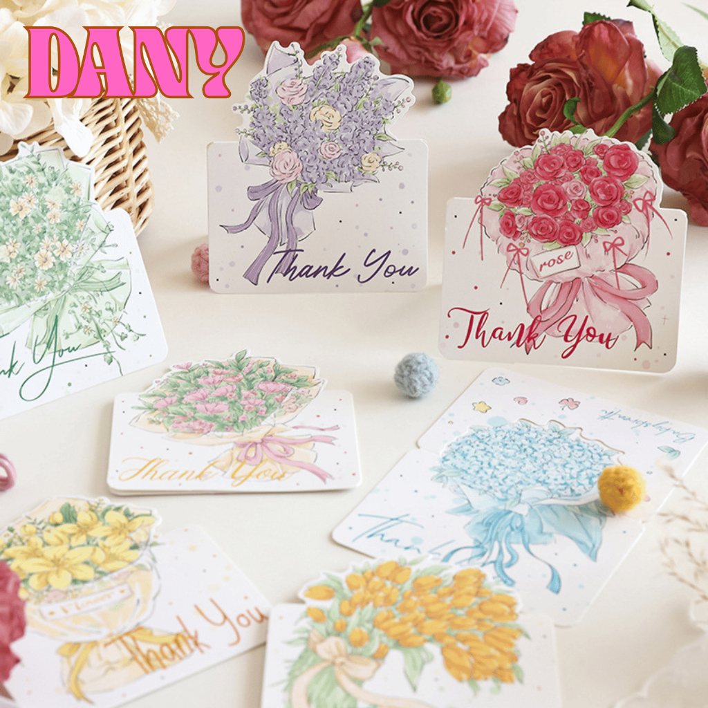 HC0011 DANY (THIỆP 31) COMBO 5/10/20 THIỆP HOA MINI, THIỆP 20/10, 20/11, 8/3 THIỆP QUÀ TẶNG