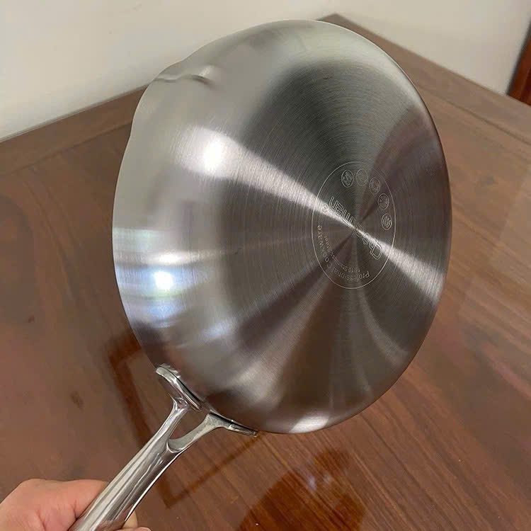 Chảo Chockmen Thành Cao sz 20cm C322 Inox 18/10 Dùng Tất Cả Bếp Chảo Chiên Rán Thành Cao