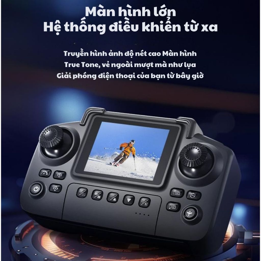 Máy Bay Flycam K812 Max Flycam camera 4K tay cầm màn hình Cảm Biến Chống Va Đập,