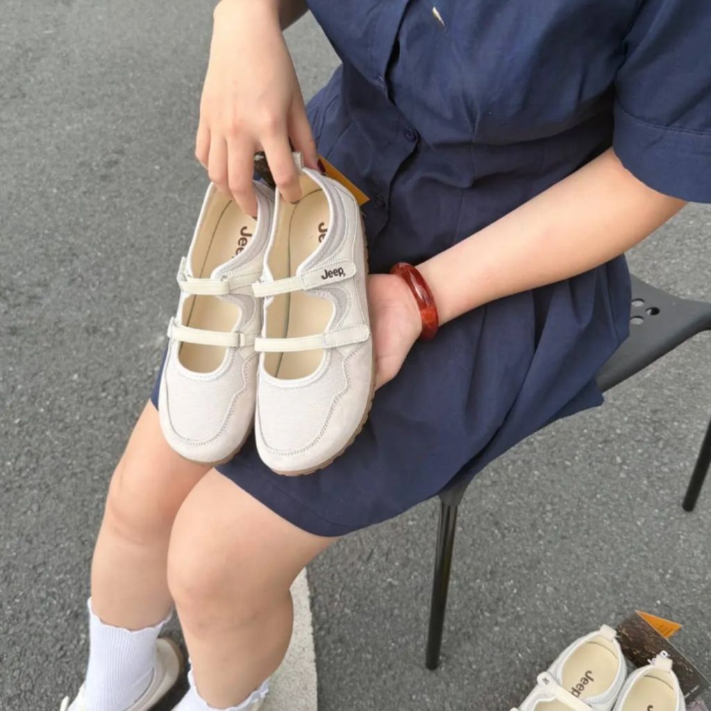Giày Jeep Sandals Nữ Mẫu Mới Êm Ái Thoáng Khí, Giày Jeep Mary Jane Classics Thời Trang Nữ