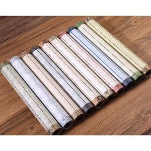 TPAT 10 Mét Giấy Xuyến Chỉ Phủ Sáp Luyện Viết Thư Pháp Ô Dọc Hoa Văn Viền Gấm Truyền Thống