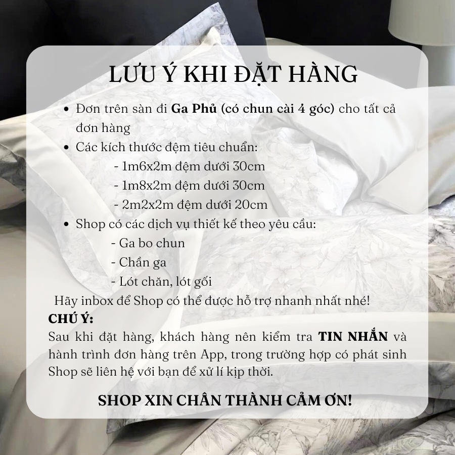 Bộ chăn ga gối Markcross tencel mềm mại MemMinbedding Luxury thiết kế đẳng cấp tone màu nổi bật - (L4989)(TỔNG HỢP 29)