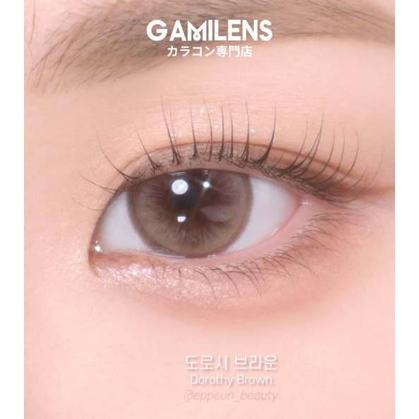Lens cấp ẩm 3 tháng 14.5mm DOROTHY BROWN gamilens