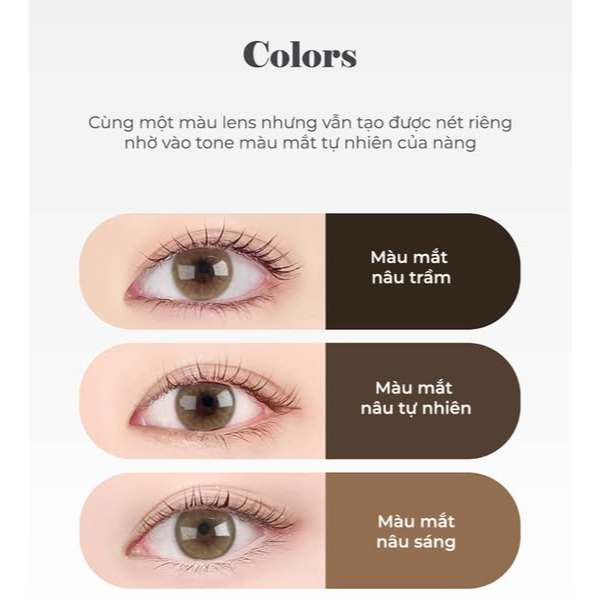 Lens cấp ẩm 3 tháng 14.5mm DOROTHY BROWN gamilens