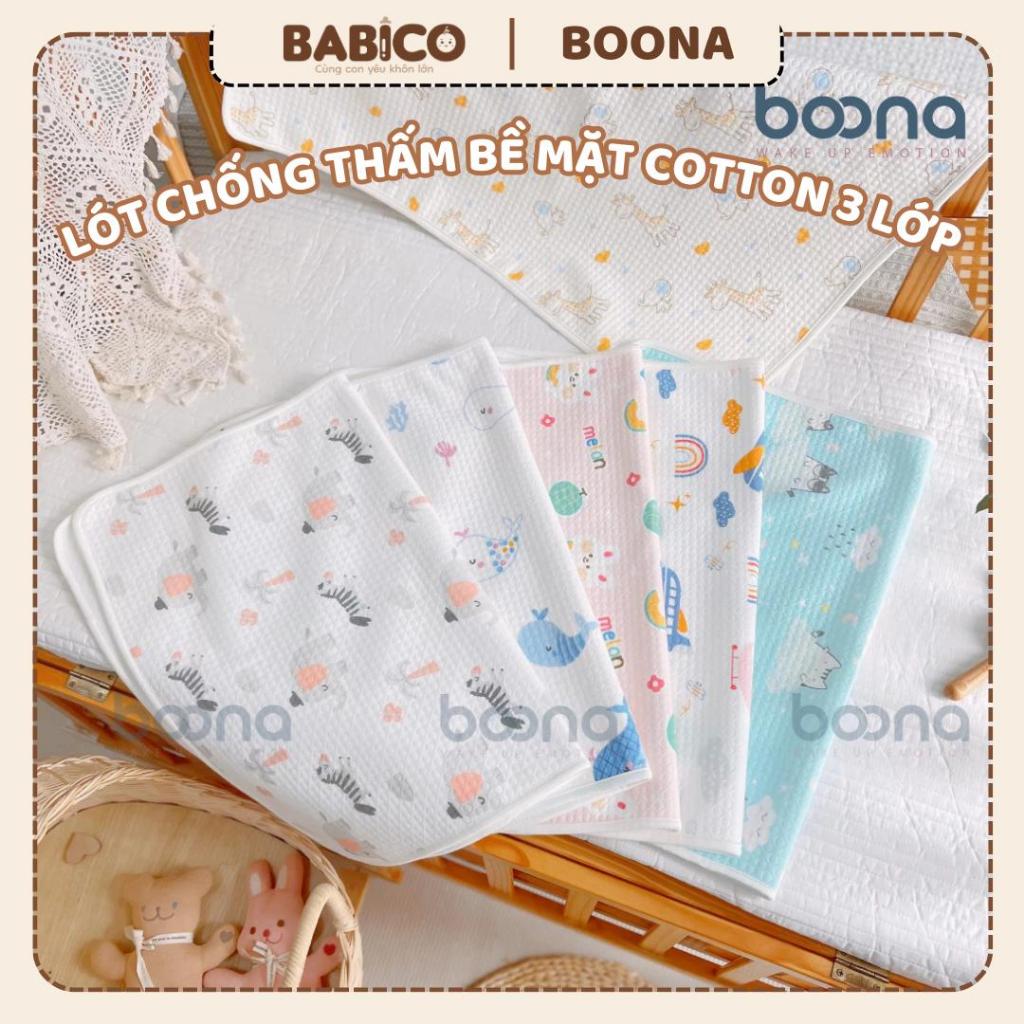 Tấm lót chống thấm cao cấp hãng Boona Manny size 50*70cm