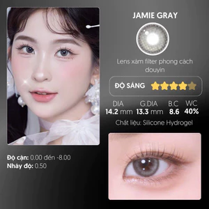 Lens cấp ẩm 3 tháng JAMIE GRAY 14.2 Hàn Quốc Gamilens