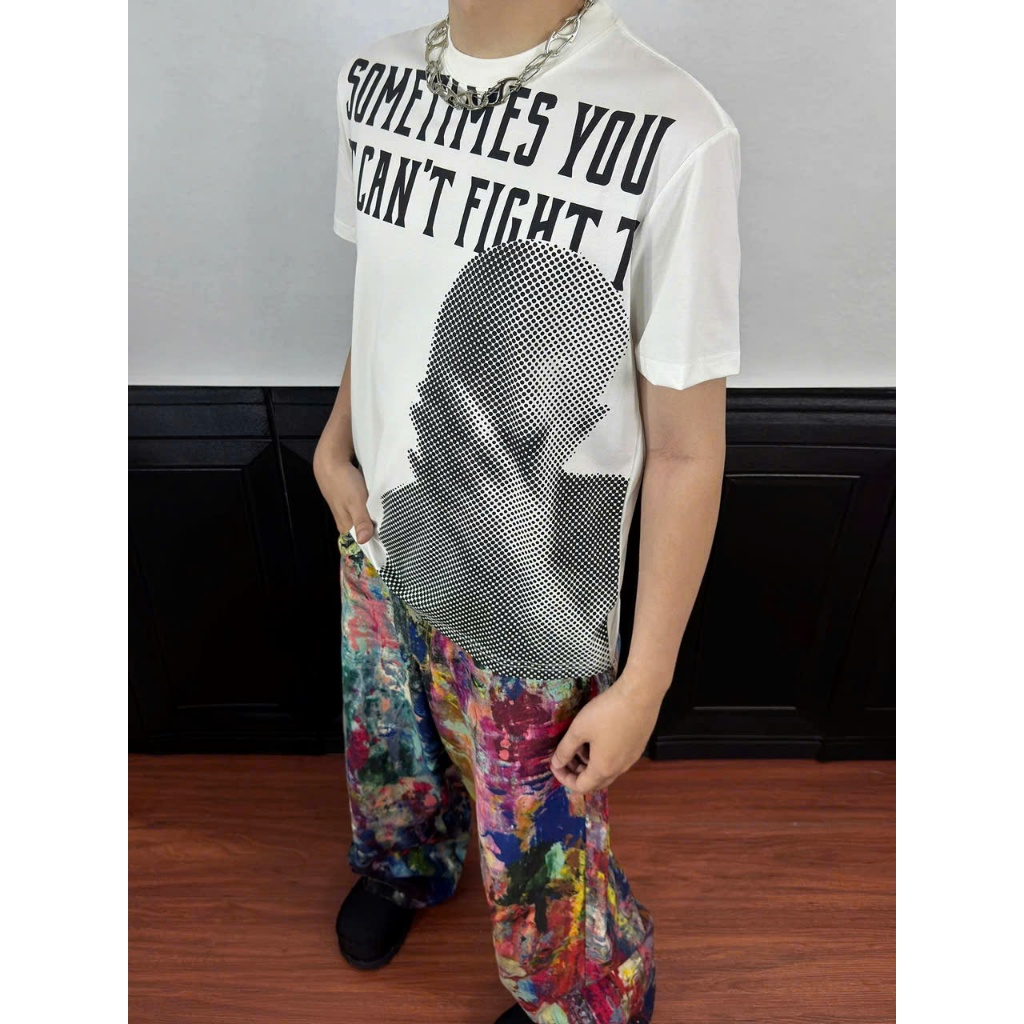 Áo thun Stee Cổ tròn SOMETIMES YOU Localbrand ICVCVNI Unisex Cotton