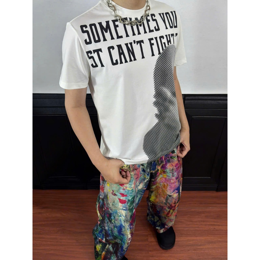 Áo thun Stee Cổ tròn SOMETIMES YOU Localbrand ICVCVNI Unisex Cotton
