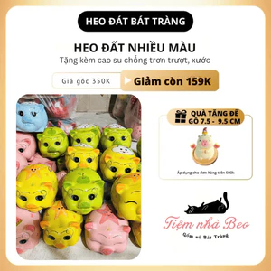 Heo Đất Nhiều Màu Bát Tràng – Ống Heo Tiết Kiệm Gốm Sứ Cao Cấp – Quà Tặng & Trang Trí Dễ Thương
