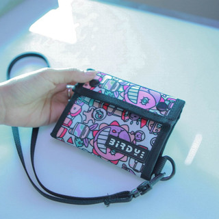 Ví Vải Đứng Nữ Phối Màu Polyester Birdybag - Local Brand Chính Hãng - Chống Thấm Nước