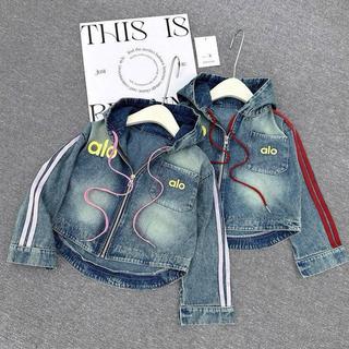 K11-[tomnaukids] Áo khoác Jean khóa kéo dập hình size từ 9-40Kg