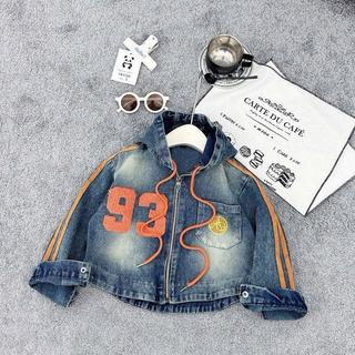 K11-[tomnaukids] Áo khoác Jean khóa kéo dập hình size từ 9-40Kg