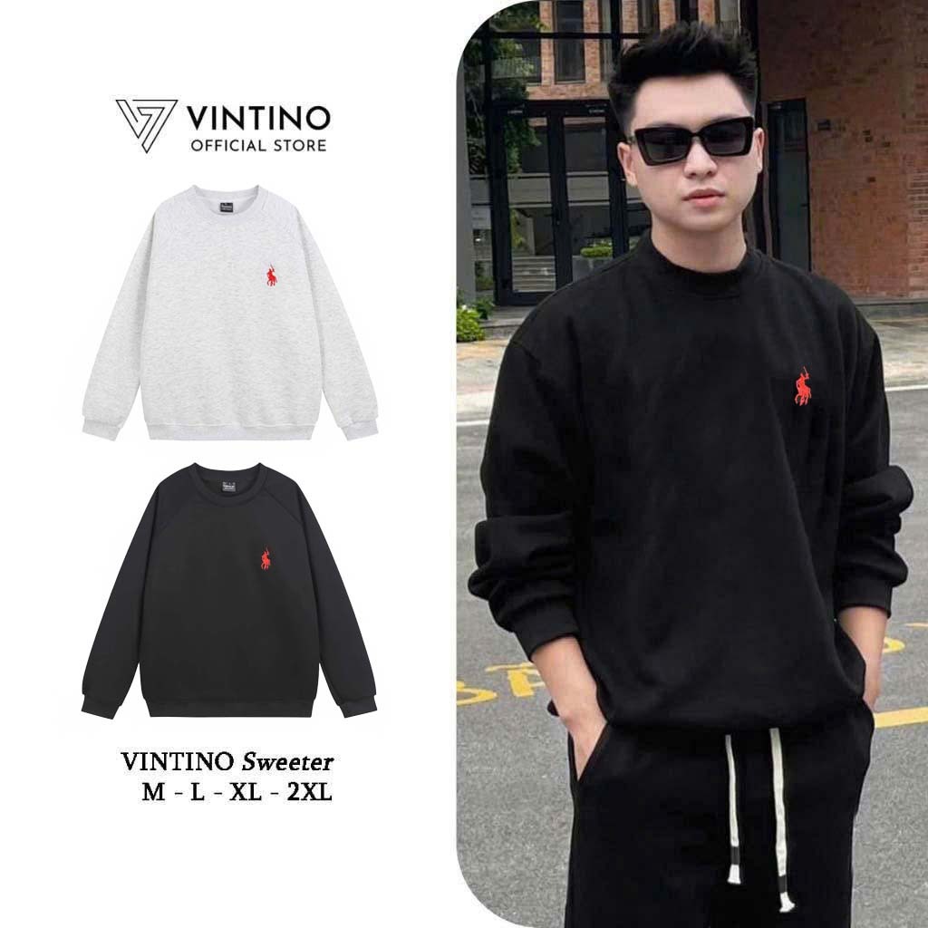 Áo Sweeter Cổ Tròn Nam Nữ Form Suông Vải Nỉ Cotton 2 Da 4 Màu Đen Xám ...