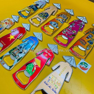 MAGNET khui bia mở hộp hình ảnh cô gái áo dài