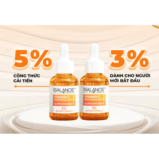 Serum Balance Làm Sáng Da, Mờ Thâm Vitamin C Brightening Serum Glow & Radiance (30ml)