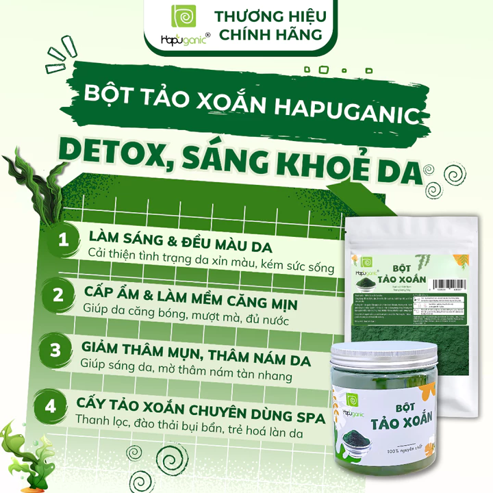 Acne Face Mask Spirulina Hapuganic – 300 g – 2
