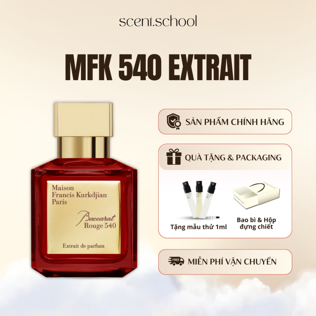 5 10 20 30ml MFK 540 Extrait N c Hoa Unisex Scent school Perfume 
