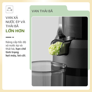 Máy Ép Chậm OLIVO SJ240 –Ép Kiệt Bã 98%, Giữ Trọn Dinh Dưỡng, Đa Năng Rau Củ–Trái Cây–BẢO HÀNH 2 NĂM