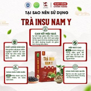 Trà thảo mộc INSU nam y tiến sĩ trần hoàng hải hỗ trợ ổn định đường huyết, giảm tiểu đêm