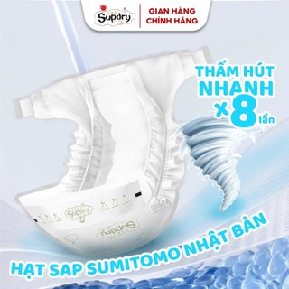 [SUPDRY] Tã/Bỉm Dán Supdry Premium SoftPro, Bỉm Dán Supdry Xanh Siêu Mềm Mịn Và Thấm Hút, An Toàn Cho Bé