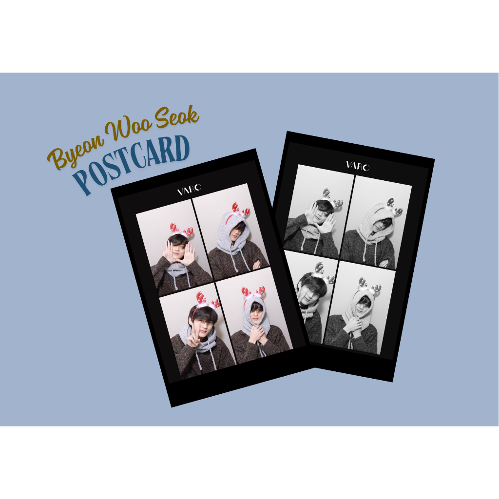 Combo postcard diễn viên Byeon Woo Seok phim Lovely Runner, Cõng anh mà chạy