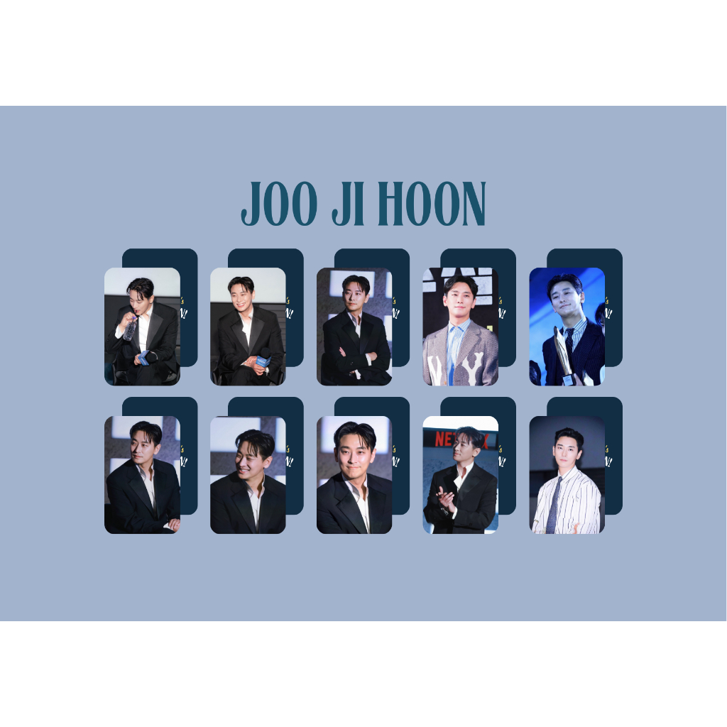 set card bo góc diễn viên hàn quốc Joo Ji Hoon - Ju Ji Hoon