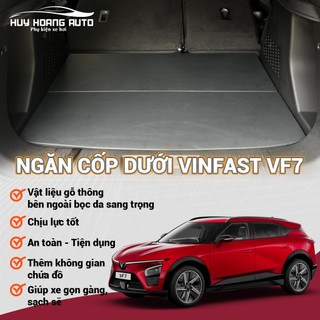 Tấm Ngăn Cốp Dưới Cho Xe VinFast VF6 & VF7 Tăng Không Gian Để Đồ Giúp Xe Gọn Gàng Thẩm Mỹ Tiện Dụng
