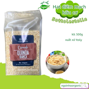 Hạt diêm mạch trắng, ba màu hữu cơ Sottolestelle Organic Quinoa