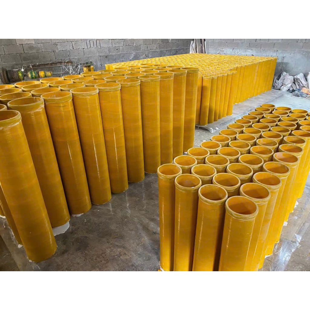 Ống Chuyên Dụng Chất Liệu Sợi Thuỷ Tinh, Ống CD Màu Vàng, Ống Chuyên Dụng 3inch, 4inch, 5inch, 6inch