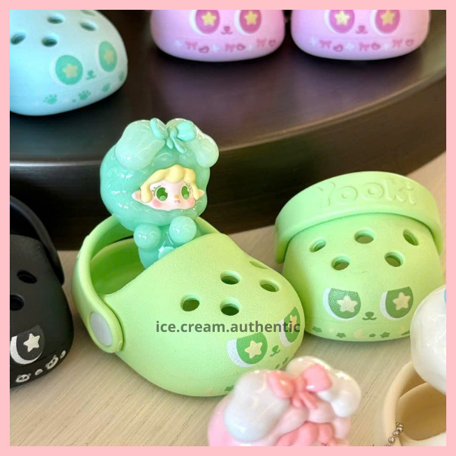 [Hỏa tốc]  Một Túi mù móc khoá Yooki Crocs, phụ kiện giày búp bê Yooki 400% chính hãng