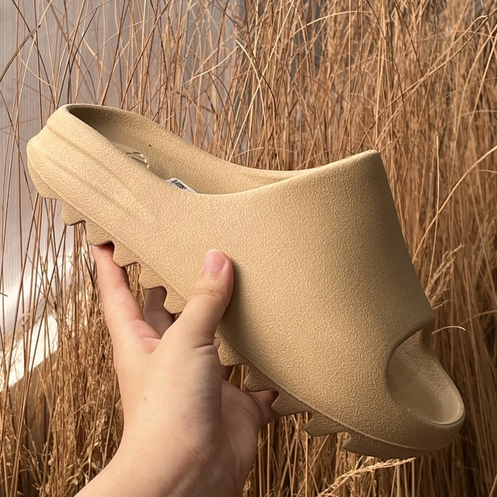 Dép đúc bánh mì YeeZy Slide Quai Ngang Nữ Nam đế cao 5 phân vân nhám fullsize chống trơn trượt mang lâu dài