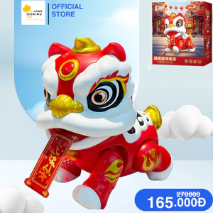 Đèn Trung Thu 2025 Hình Sư Tử Lân - Có Đèn LED & Nhạc Vui Nhộn Cho Bé